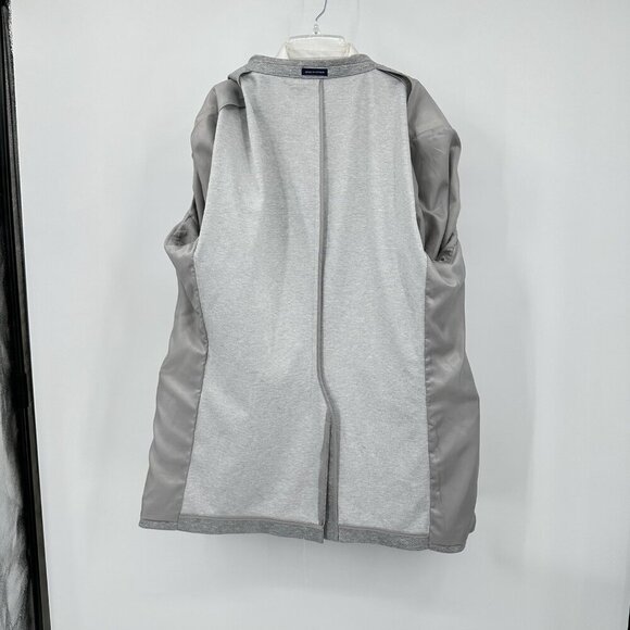 STAFFORD jacket blazer sport coat unlined unstructured classic fit gray 48L - Picture 10 of 10